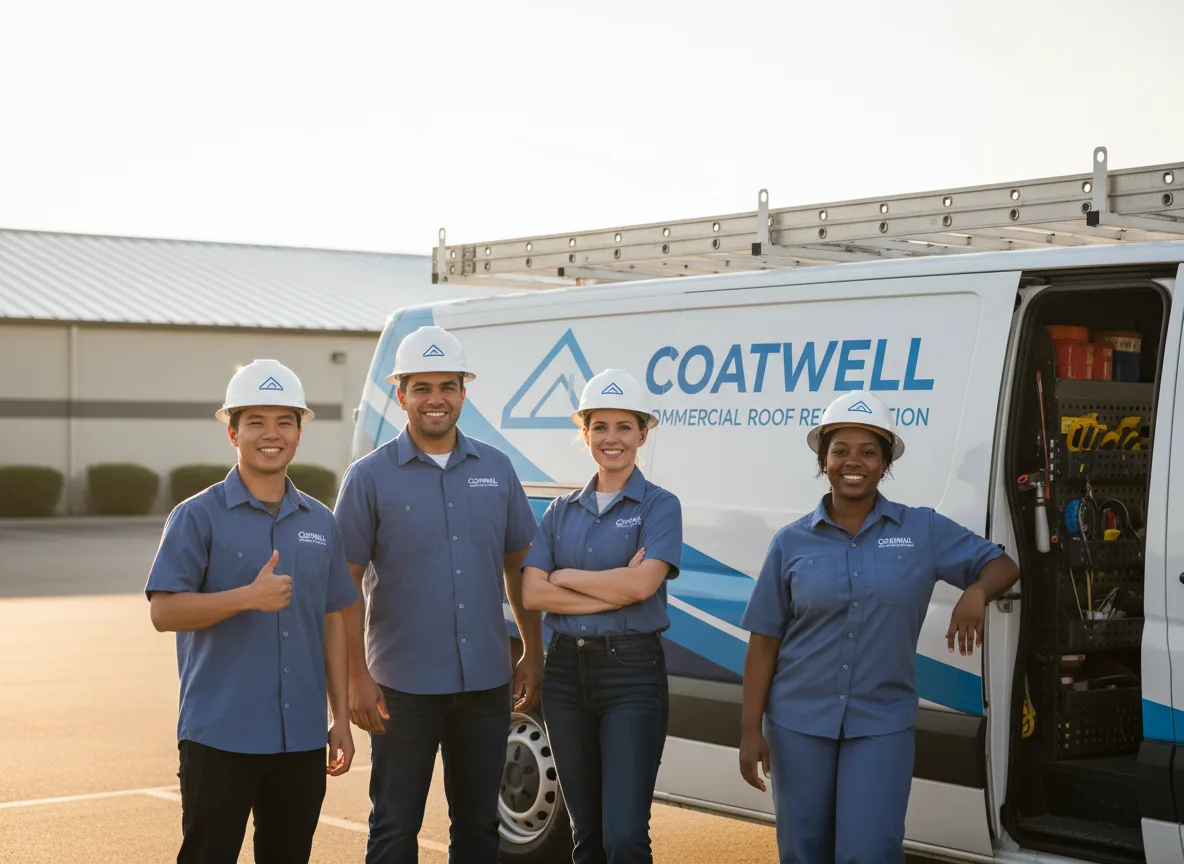 Commercial roof coating company in Media, IL